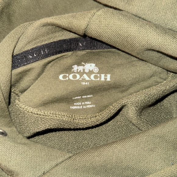 Coach olive hoodie - Picture 4 of 4